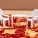 Illustration for article titled Tiny pizza box tables finally get matching tiny chairsem/em